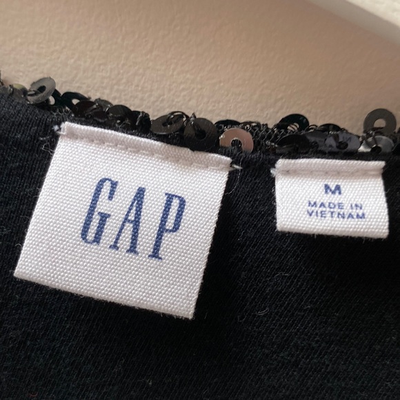 Beautiful lined black and silver sweater with sequins - Picture 3 of 4